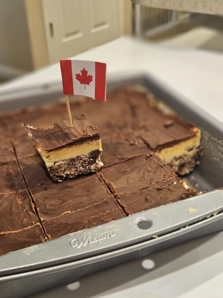 My American gym devoured my Canada Day Nanaimo bars