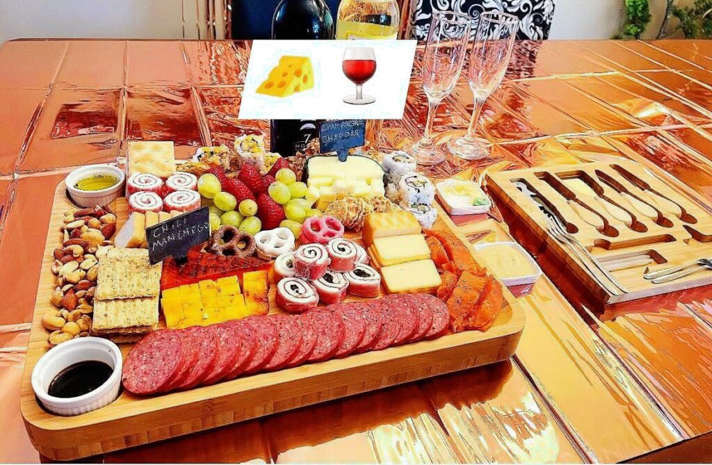 Anniversary charcuterie (my first attempt). Hope husband likes it!