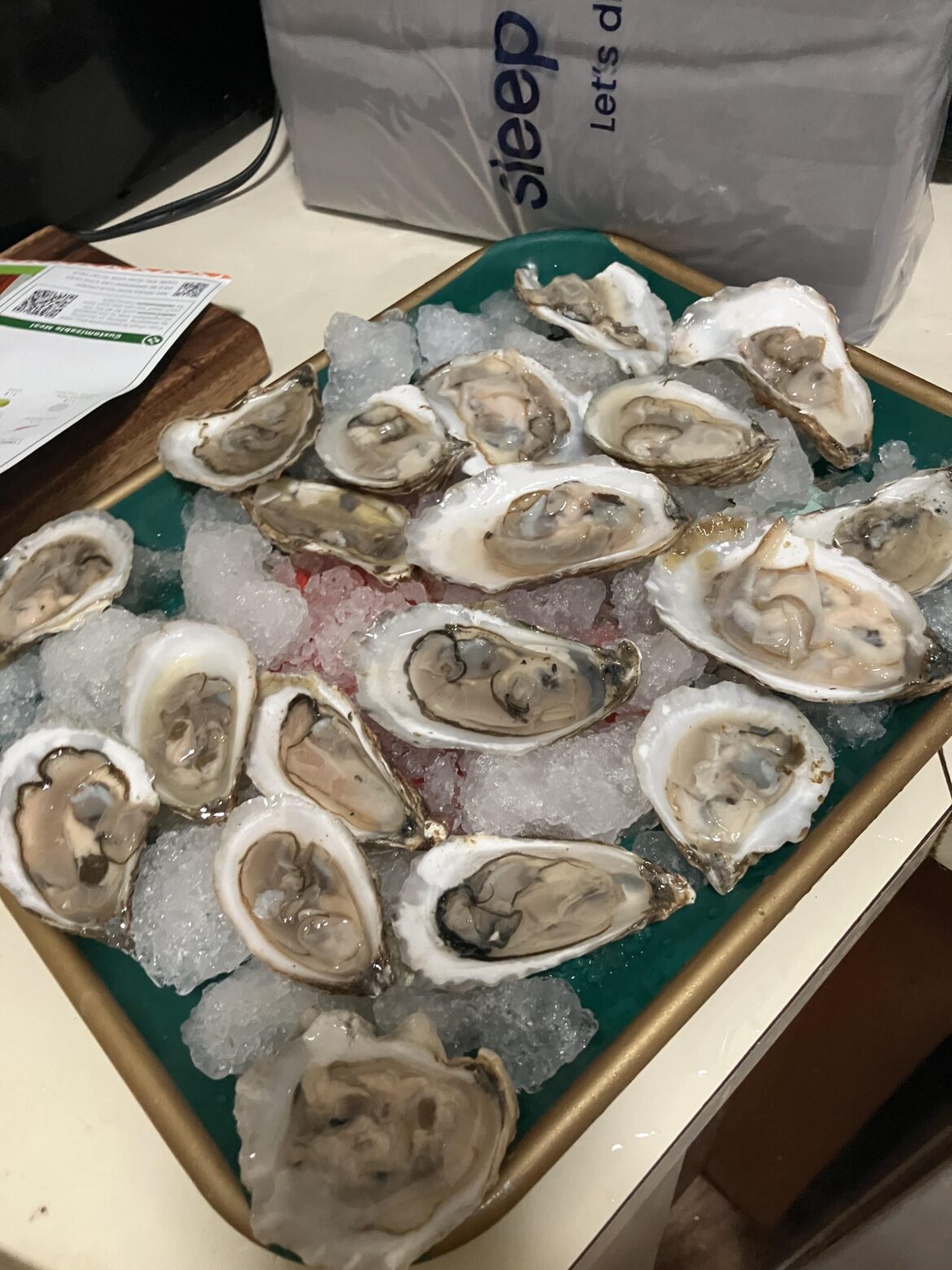 Oysters at home!