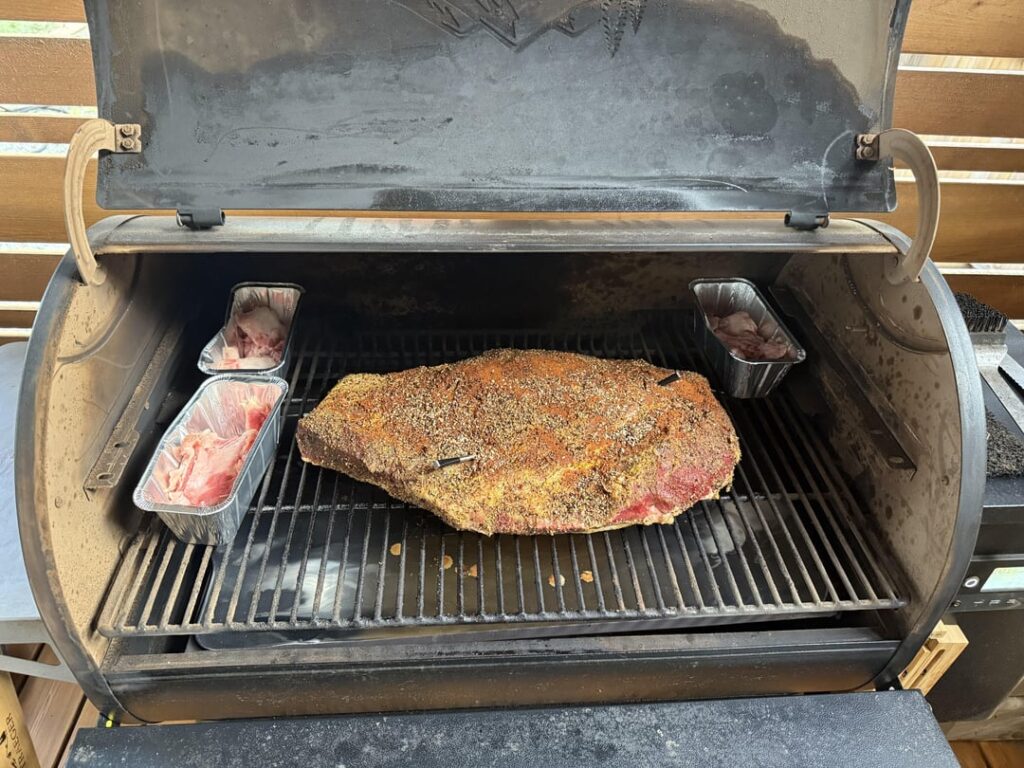 17lb overnight brisket