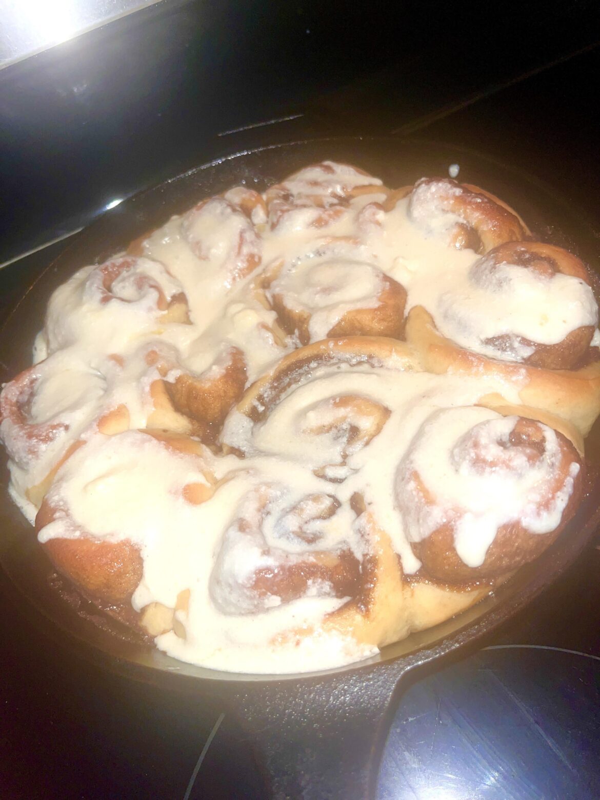 First attempt cinnamon rolls !!
