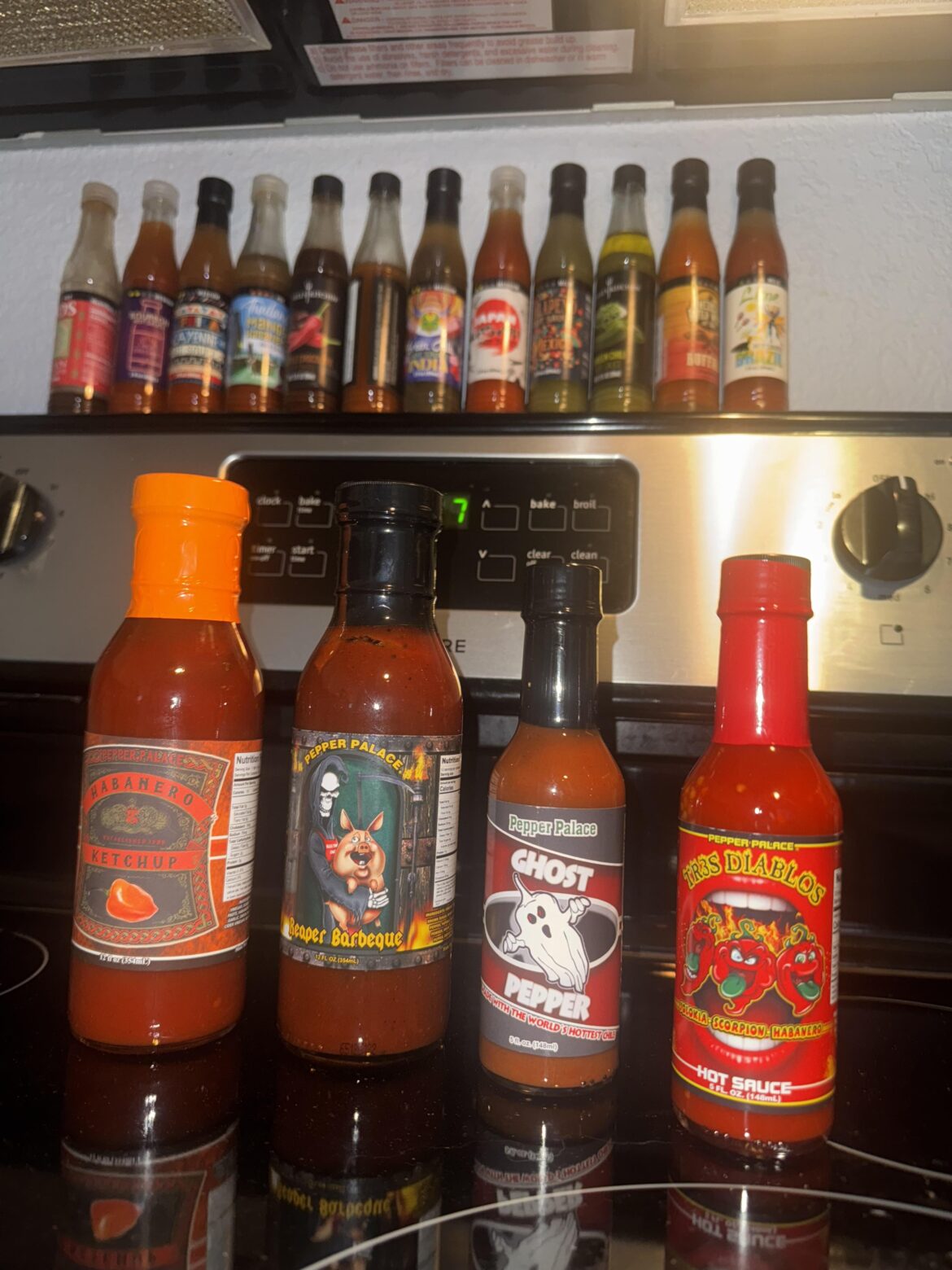 my hot sauce collection 🌶️