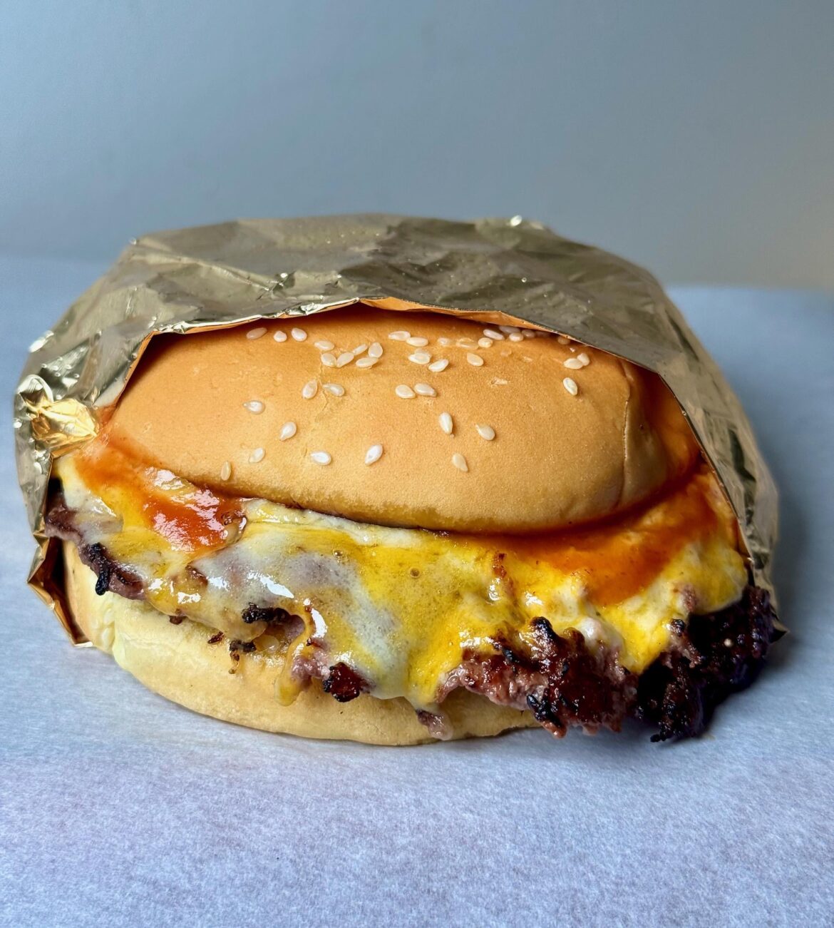 Just Out Here Grilling for Anyone Who Walks By