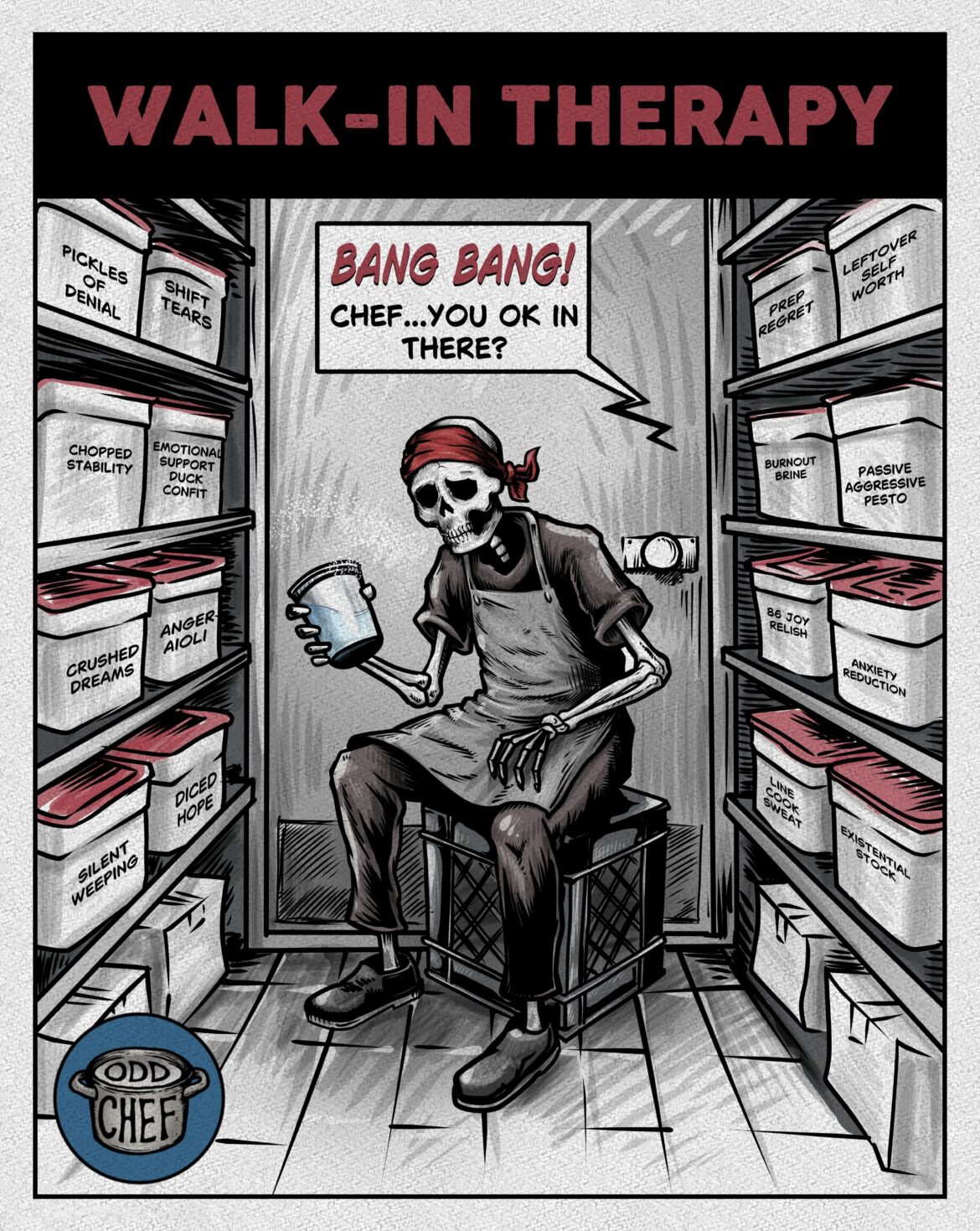 Chef and comic artist new here. Sharing a series based on real kitchen life.