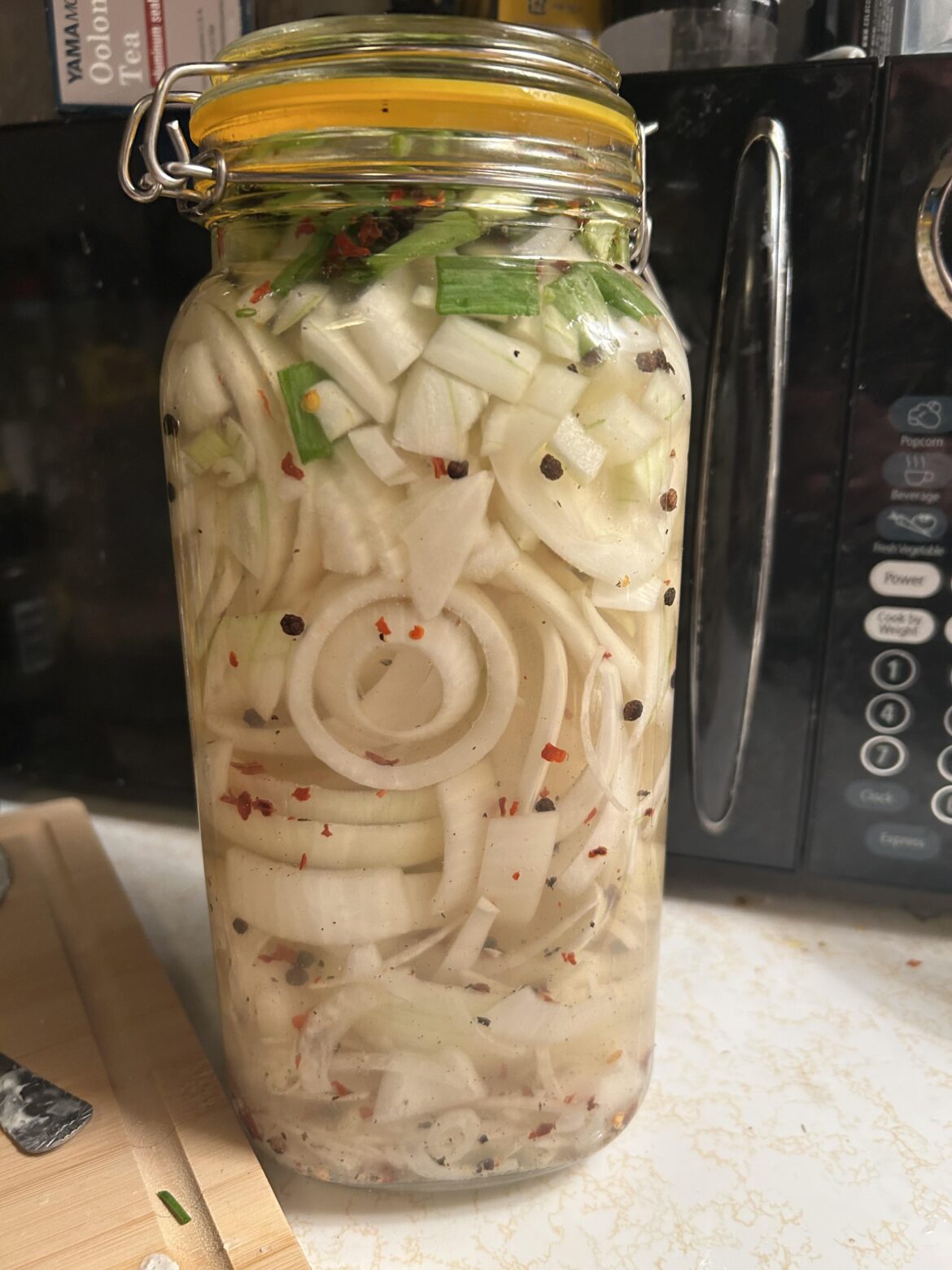 Follow up post about pickled onions…