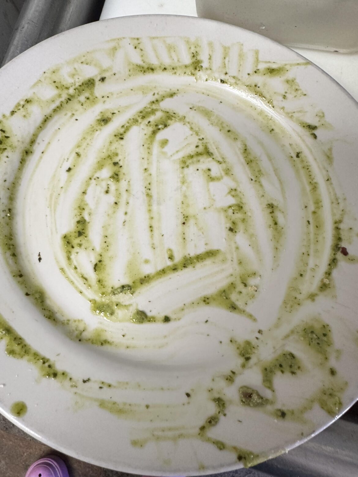 Customer complained “the noodles weren’t hot enough” but licked the plate