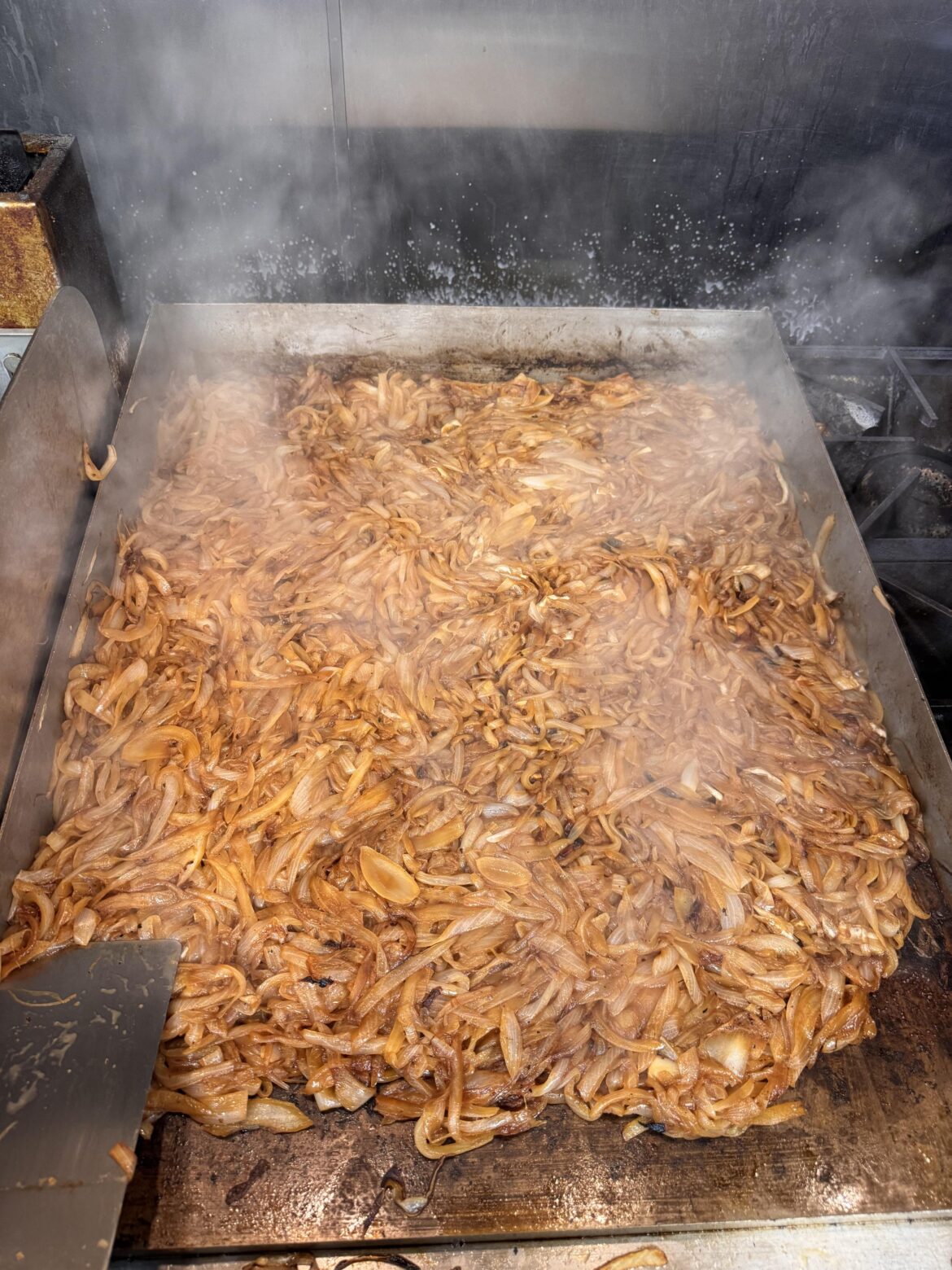 Figured you all would enjoy my caramelized onions at work