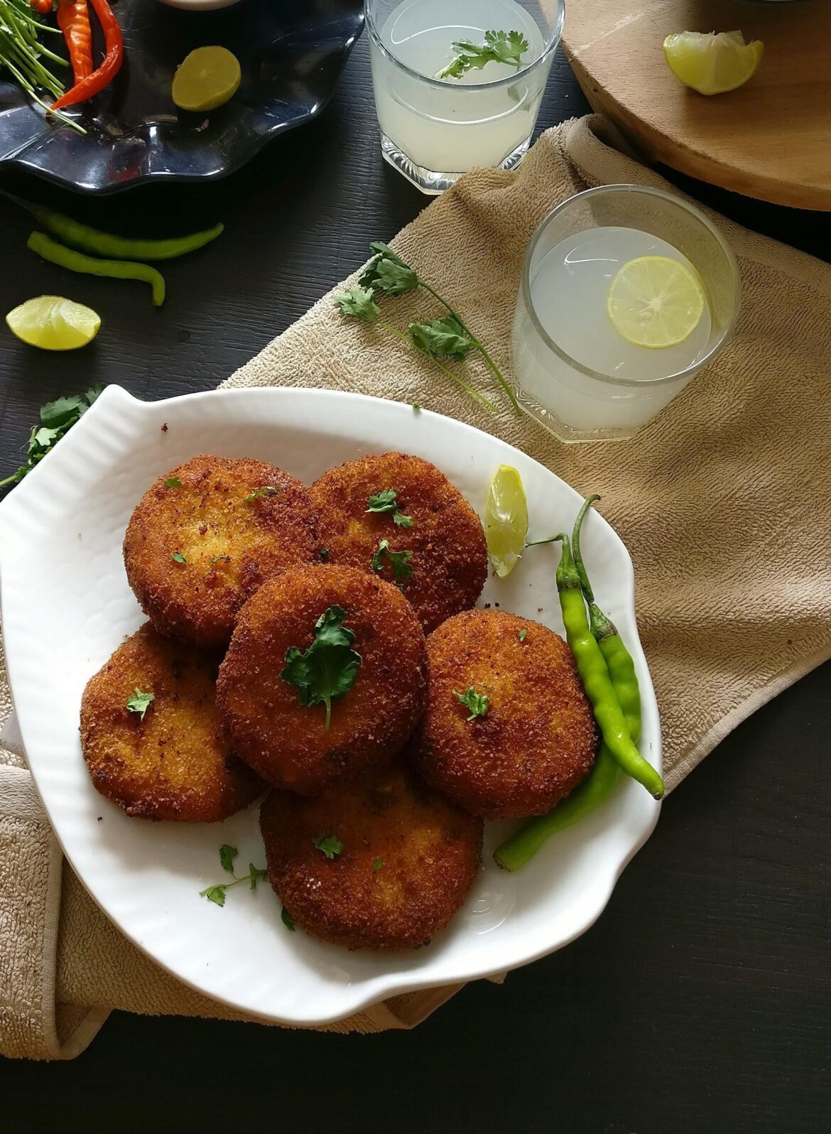 Corn and vegetable kababs