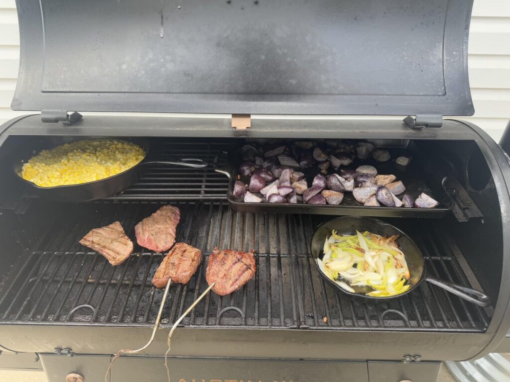 Steak and potatoes tonight