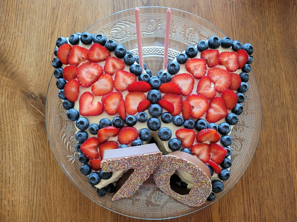 Butterfly cream cake for a 70th Birthday!! 😄❤️🦋🎂