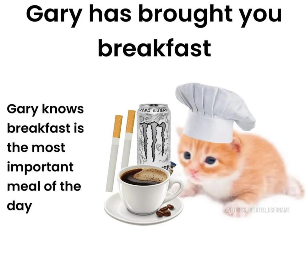 Good morning. Remember to thank chef Gary.
