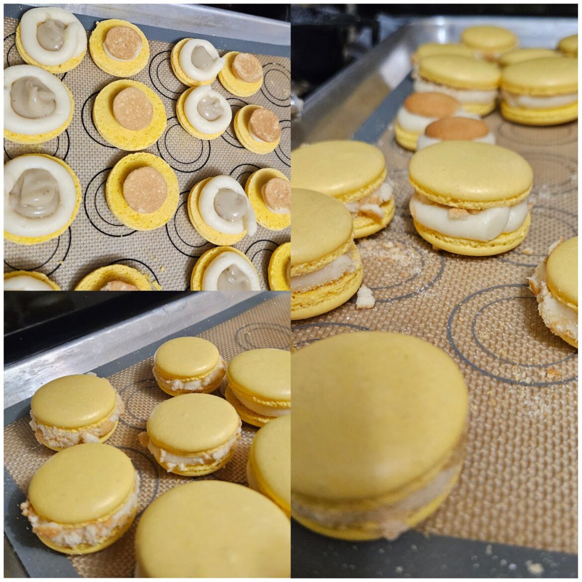Banana pudding macarons Banana pudding macarons