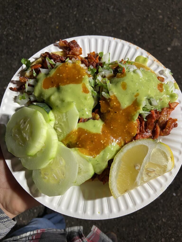 Curb side pit stop…