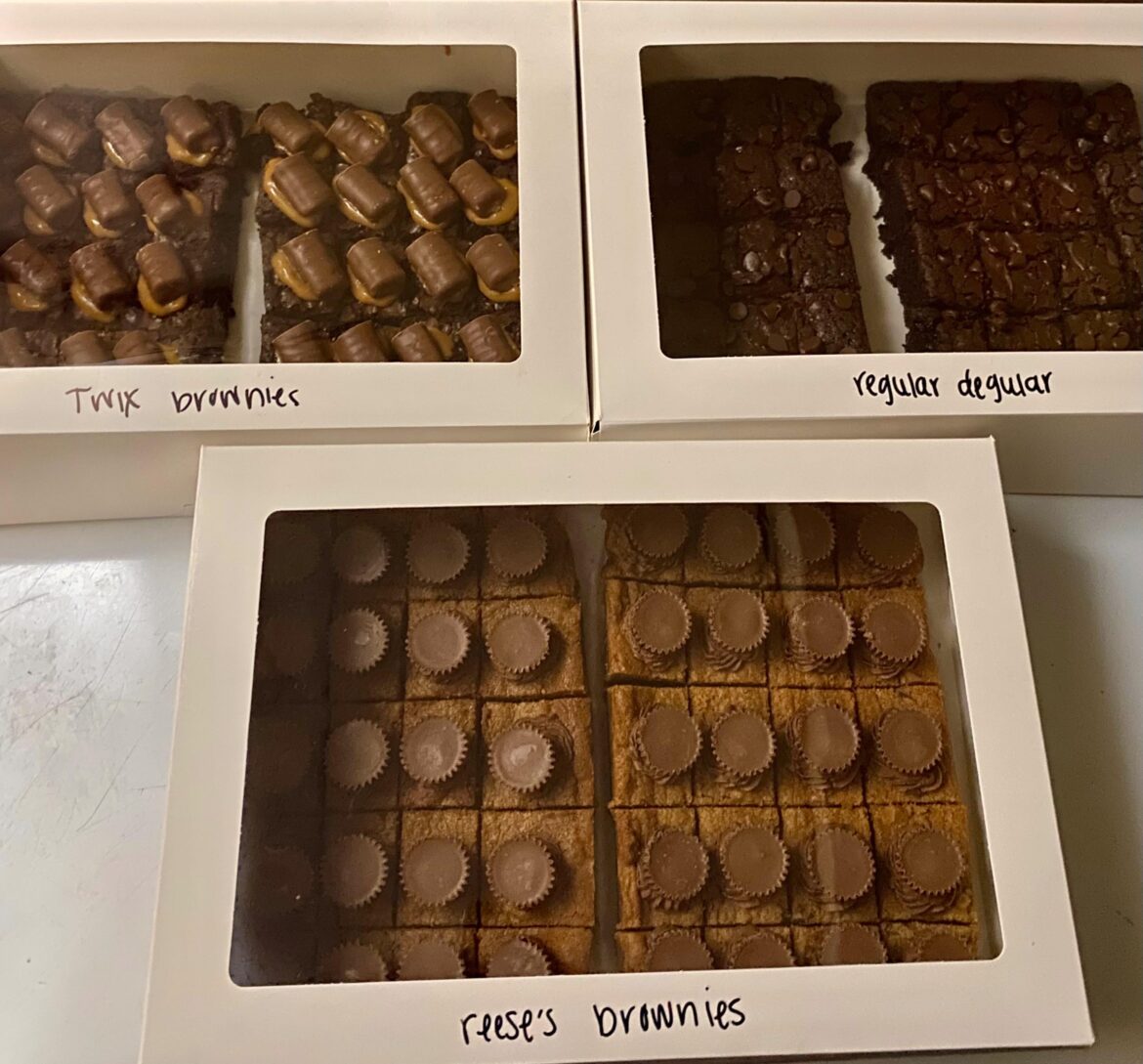 Made brownies for my coworkers :)