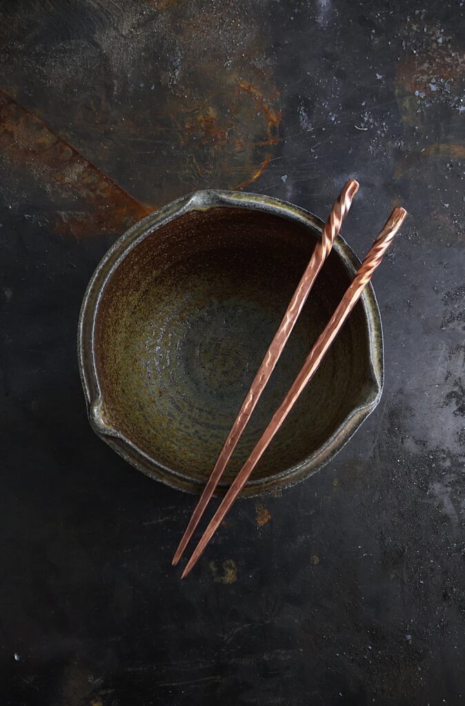 I Hand made this Ramen Bowl and Chopsticks