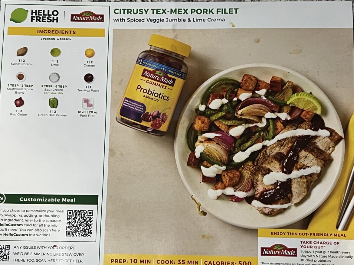 Advertising on Meal Cards?!