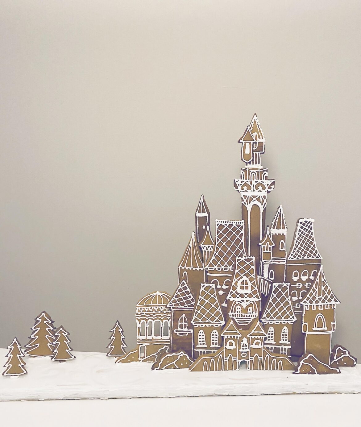 Beauty & the Beast castle from gingerbread