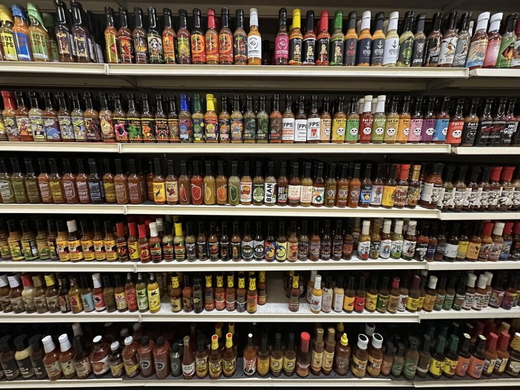 My local market has 3000 hot sauces