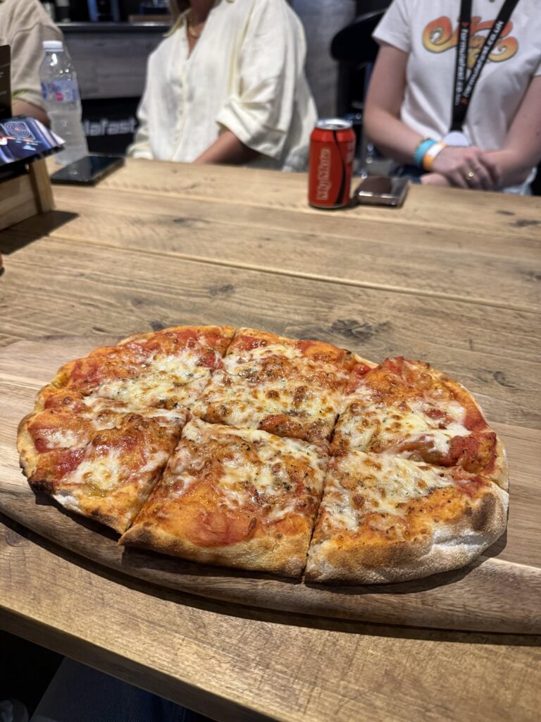 Is ~1000kcal an overestimate for how much I ate of this stone baked margarita pizza?