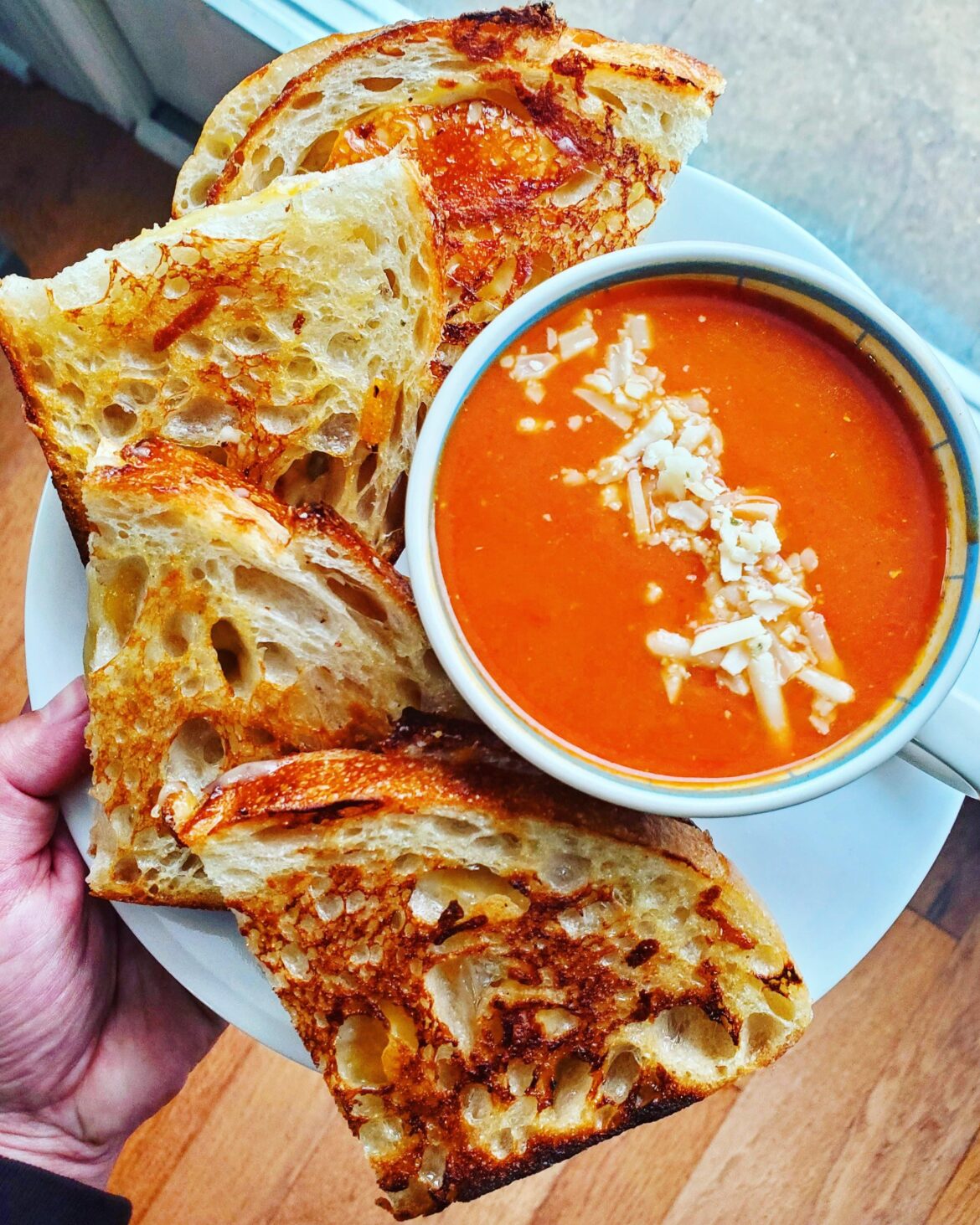 Classic Combo: Grilled Cheese and Tomato Soup!