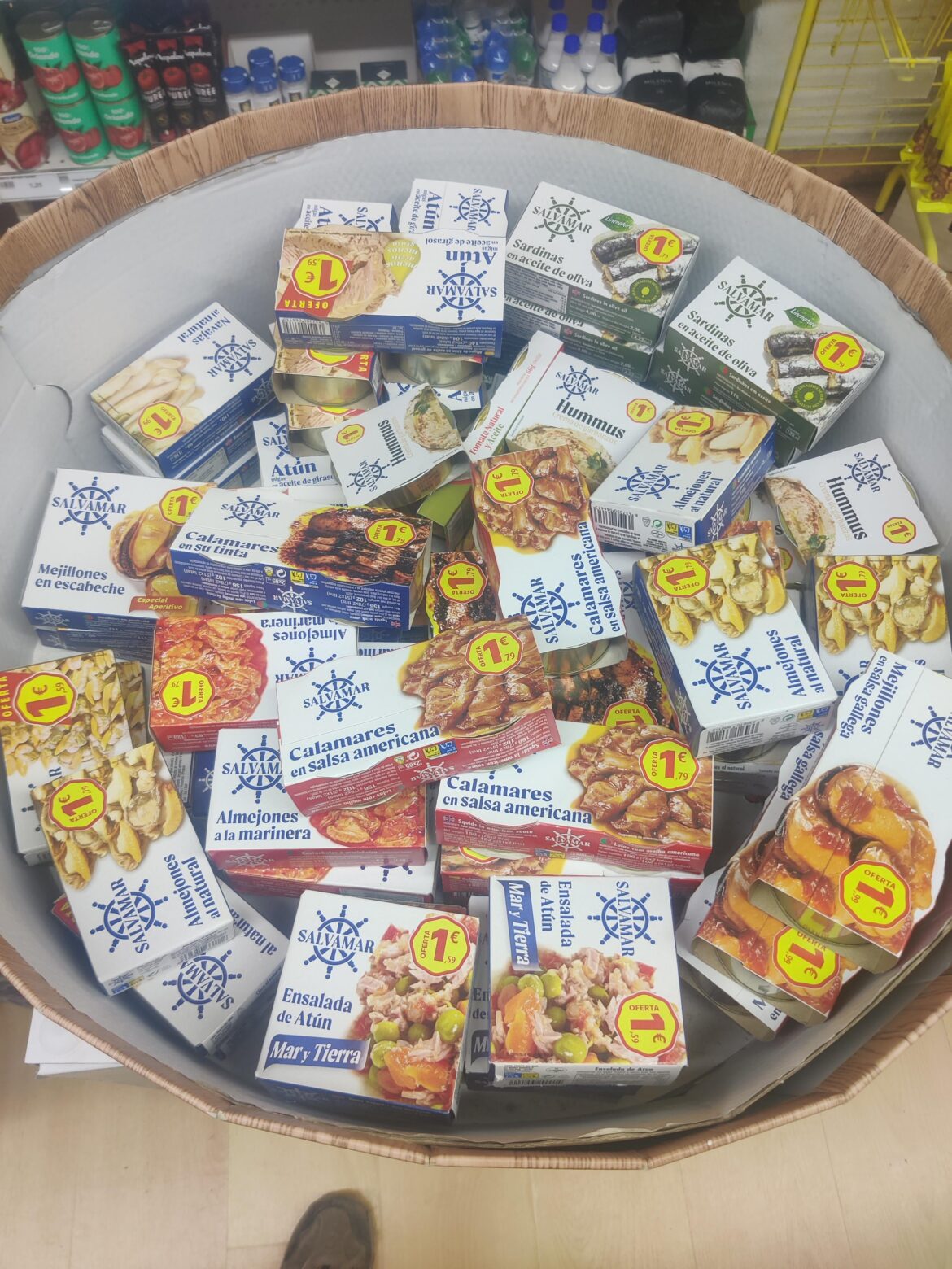 Came across this bin in the grocery store while backpacking across Menorca
