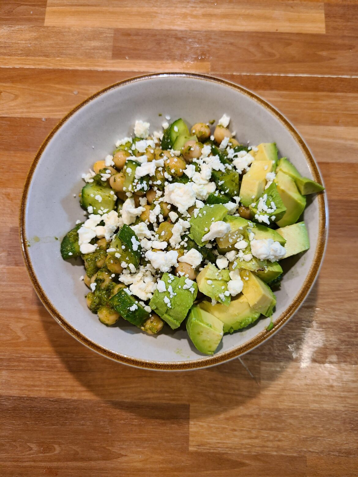 Chimichurri bean salad