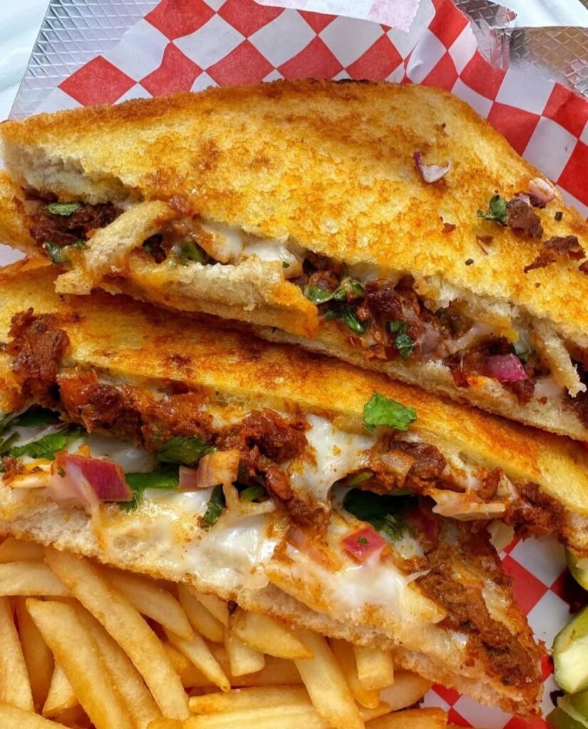 vegan birria melt (also a vegan fam business needs dire support!!)