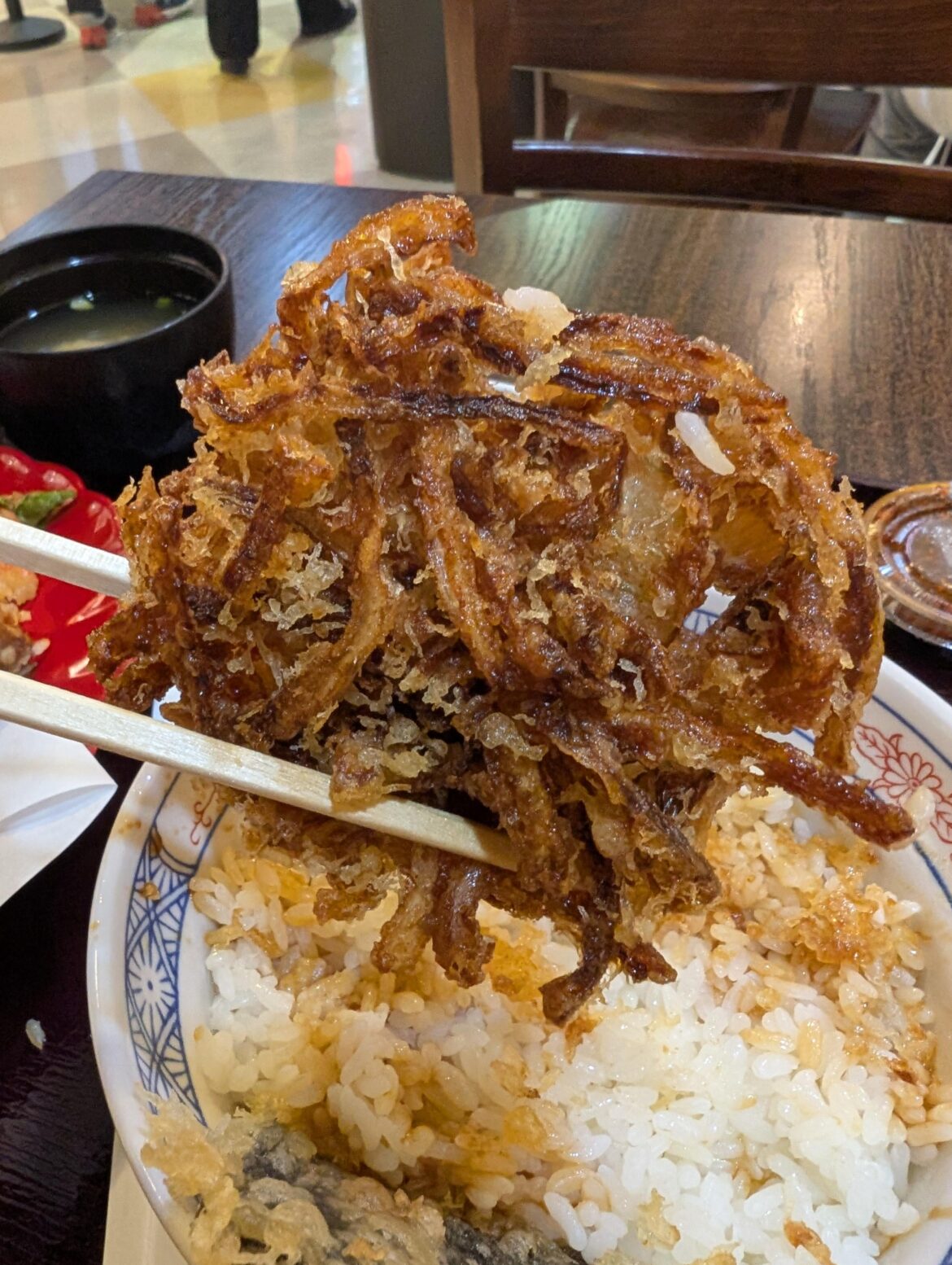 Onion tempura is so great