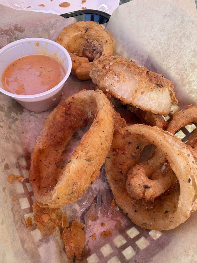 Onion Rings for Lunch