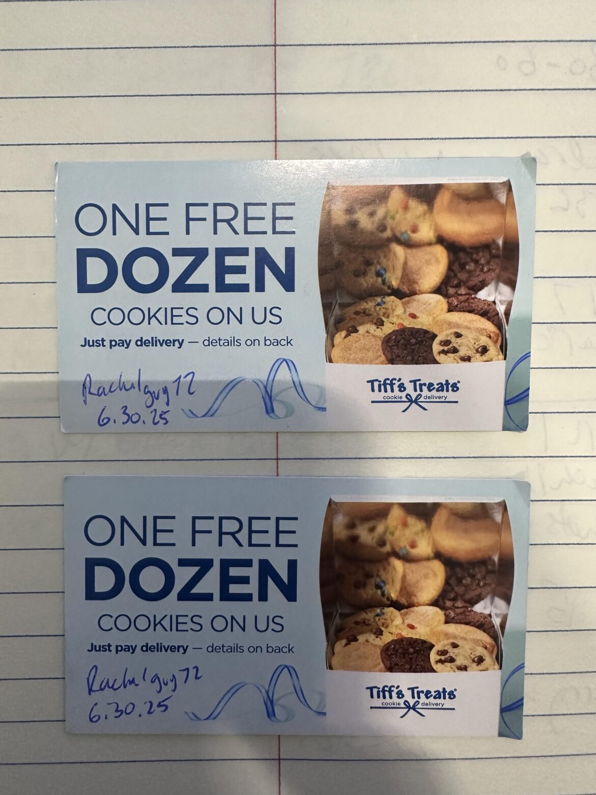 2 - One free dozen Tiffs treats coupons