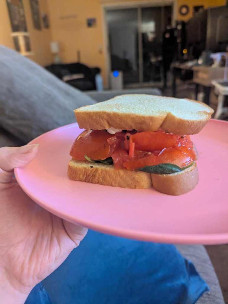 Sad+ mater sammich = much less sad