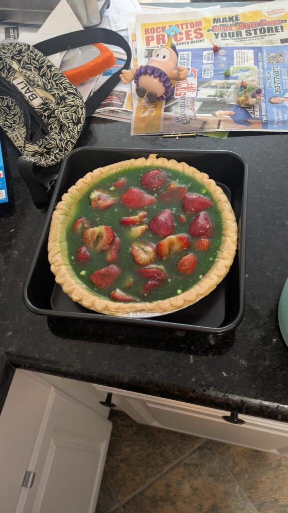 Tried to riff off strawberry pie