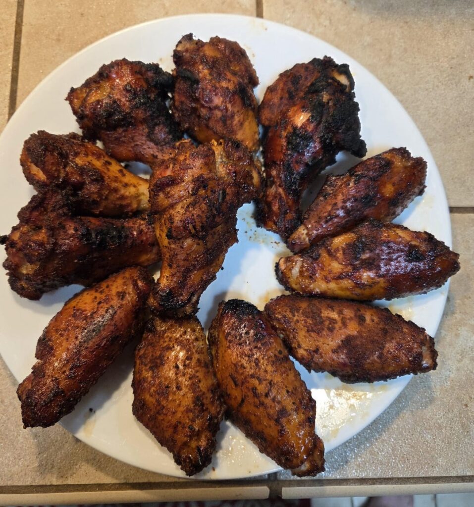 Charcoal Smoked, Dry Rub