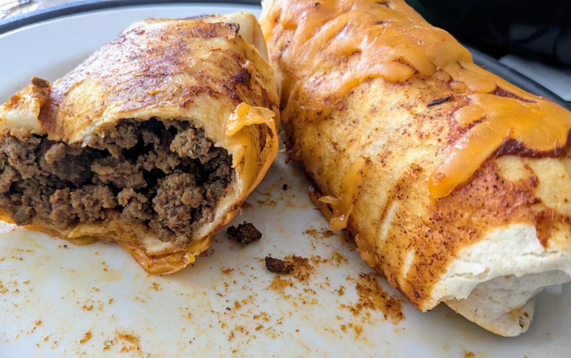 The whitest of white people burritos