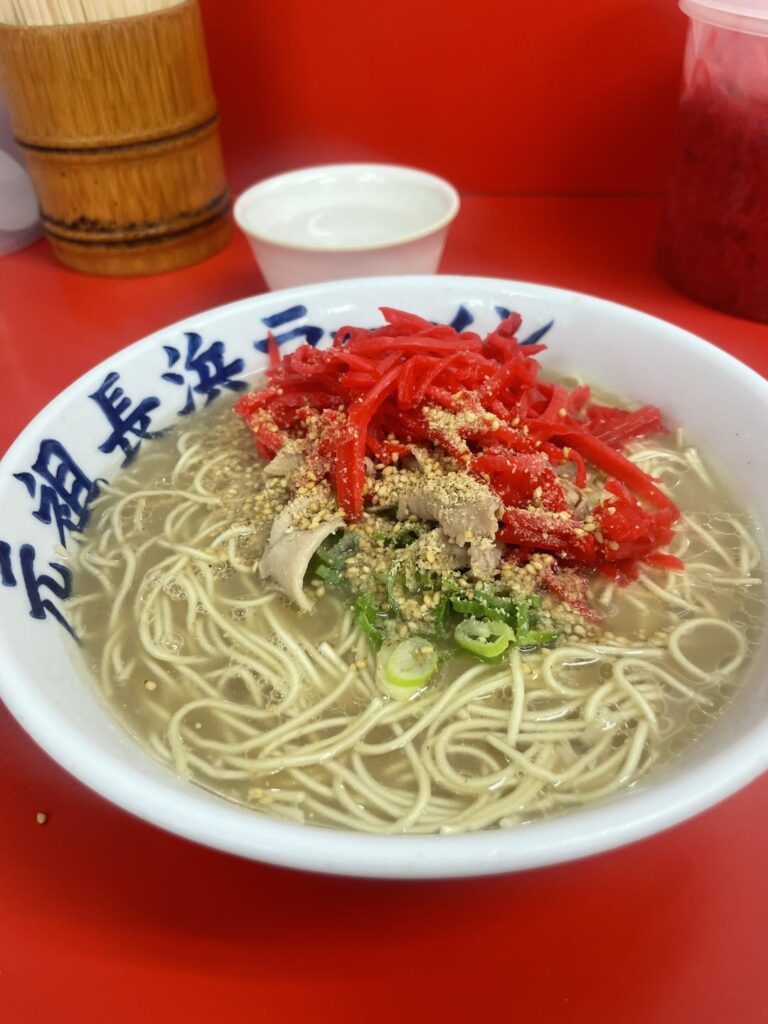 I know it’s not the most popular but I actually like Ganso Ramen over the really popular ones. It’s so rich, chewy, and not too oily. And only 500 Yen!