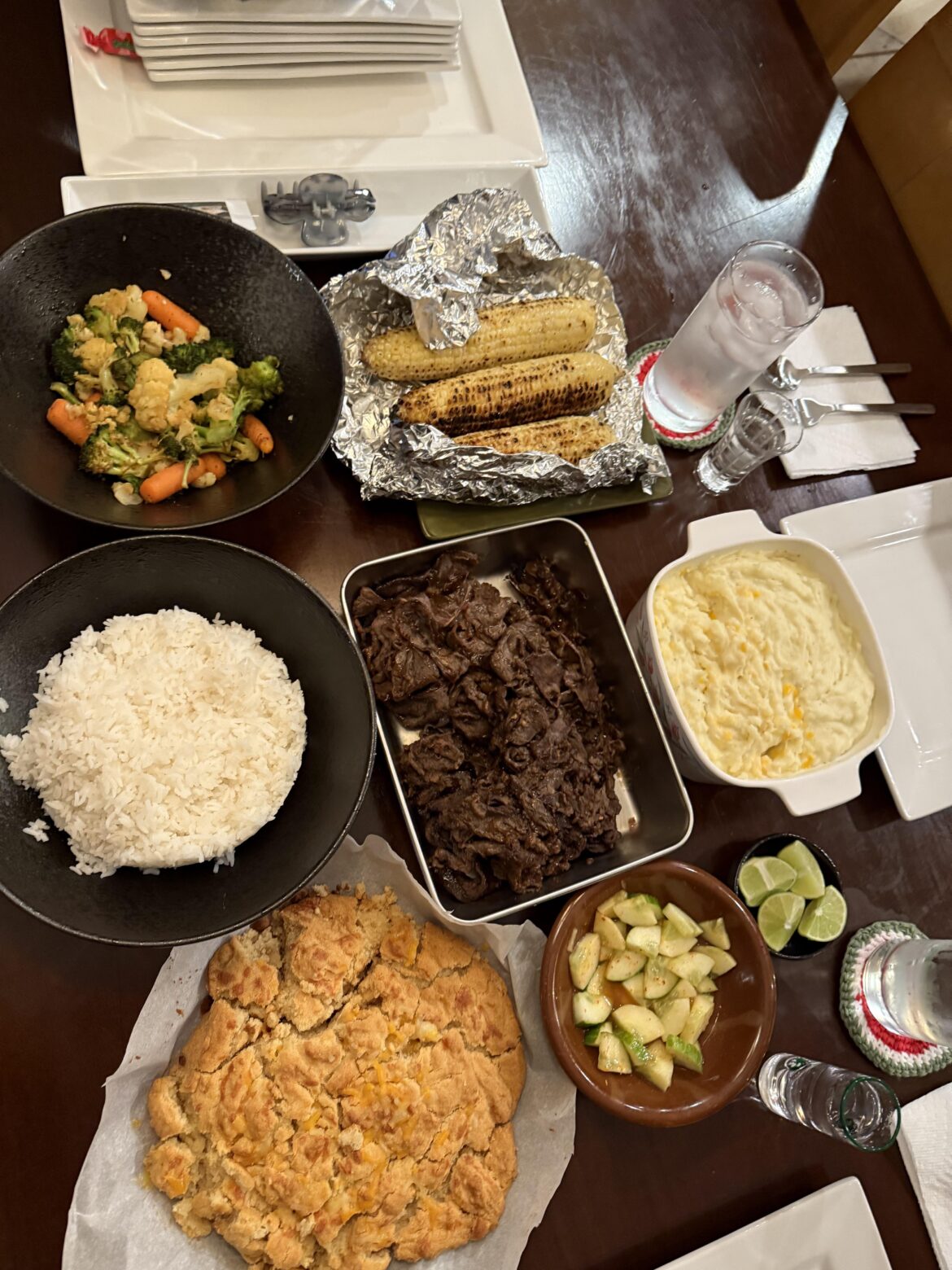 first dinner made together