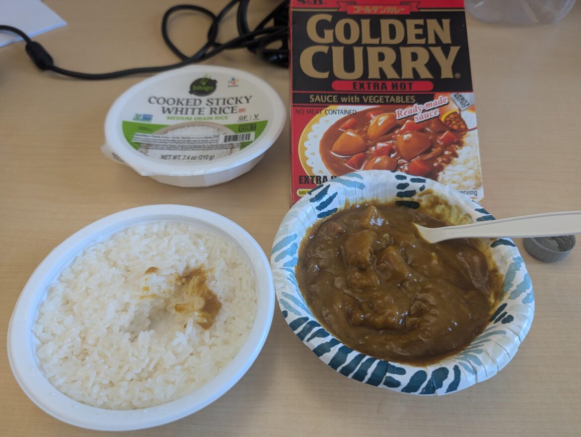 My main go-to at work if I don't have leftovers. Doesn't look good but it's pretty tasty.