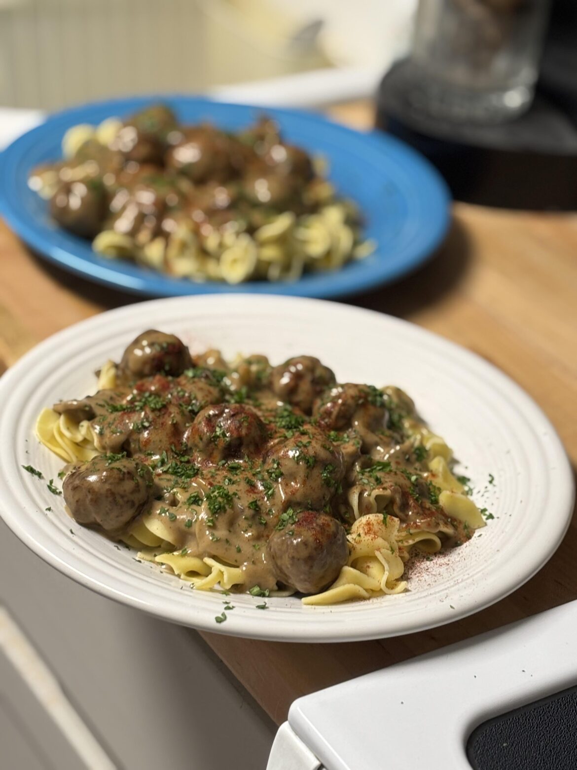 Husband made Swedish meatballs tonight and it was heavenly!