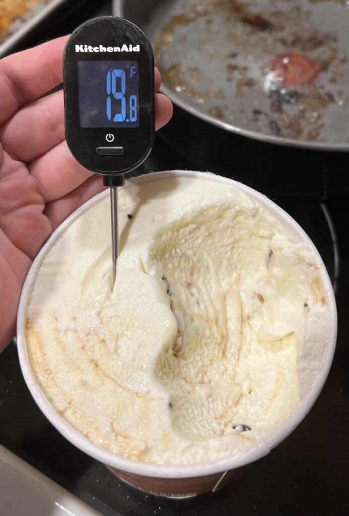 Tillamook Ice Cream not freezing??