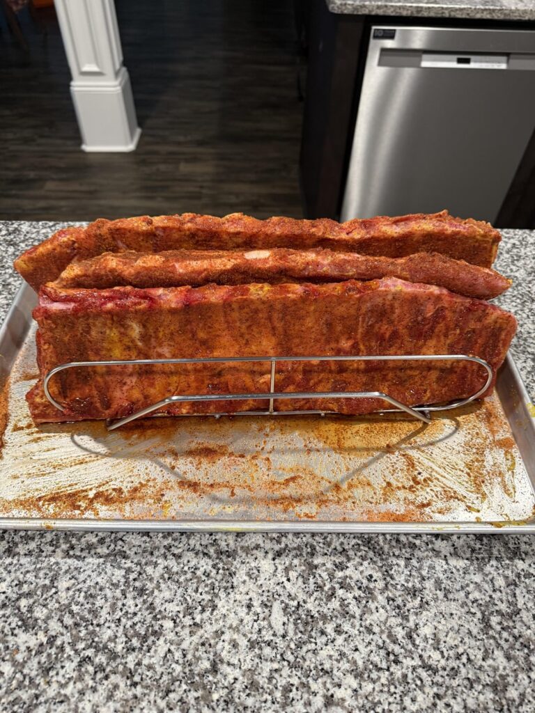 First time smoking ribs!