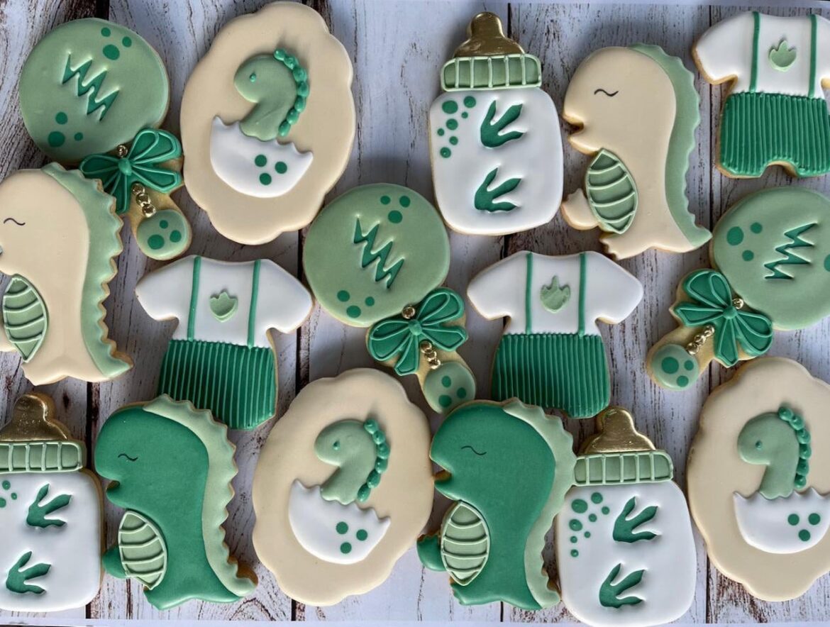 A Dino-mite set for a Baby Shower