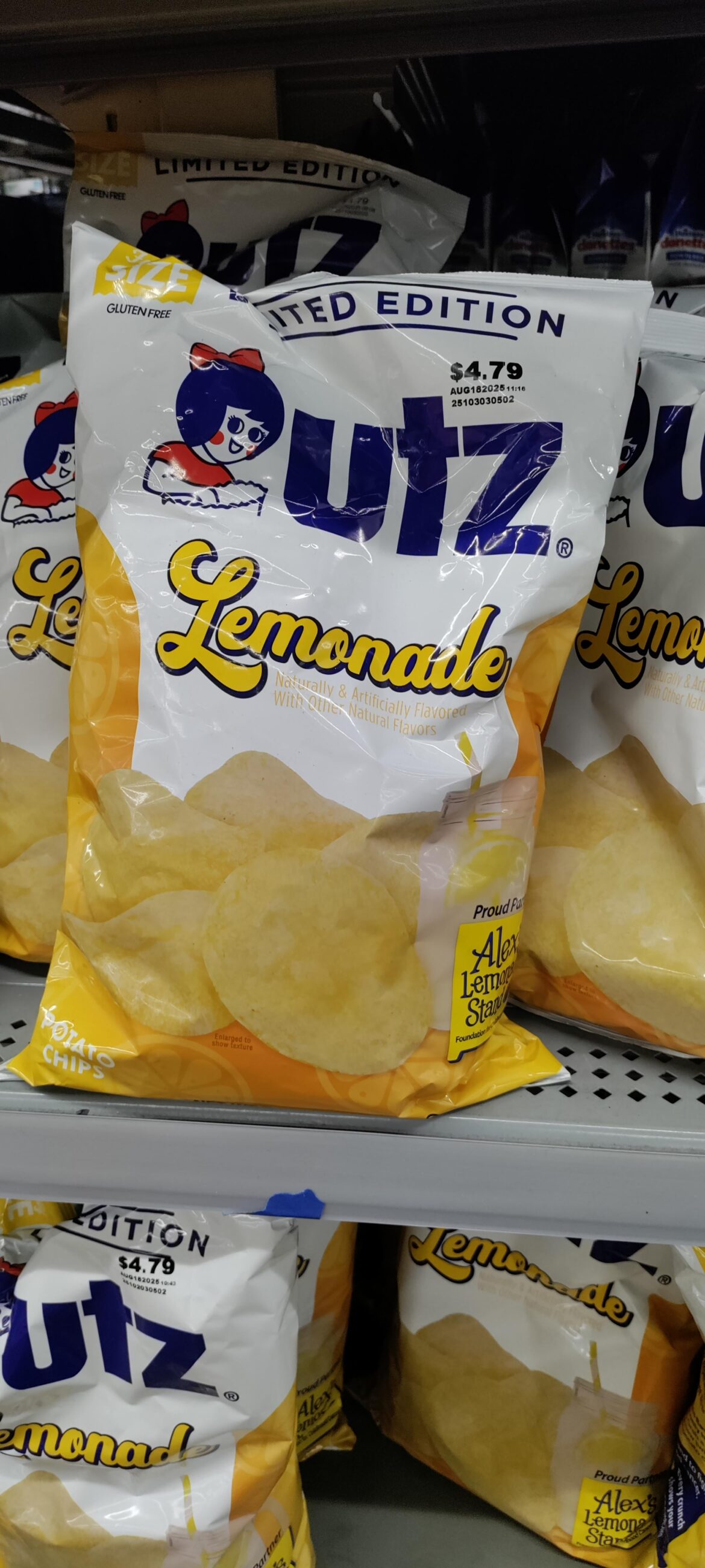 Nothing better for a hot day than a cool chip of lemonade.