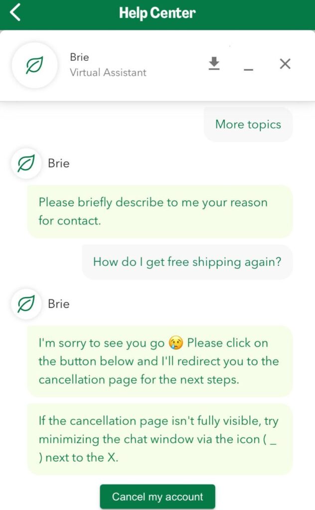 Damn, Brie.  Slow your roll.