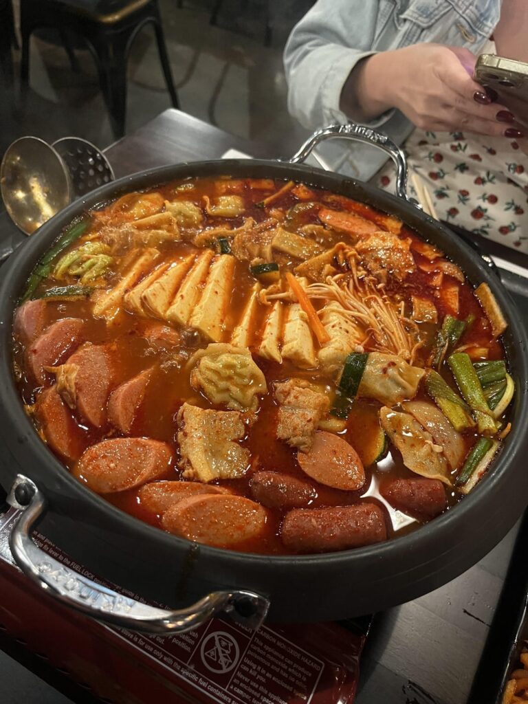 Soft tofu hotpot (순두부 전골)