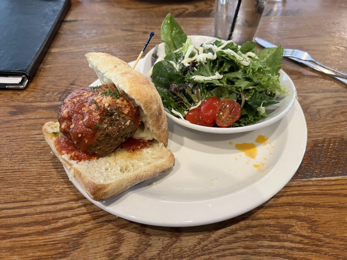 Was advertised as a ‘meatball sub’. I don’t know what I was expecting.