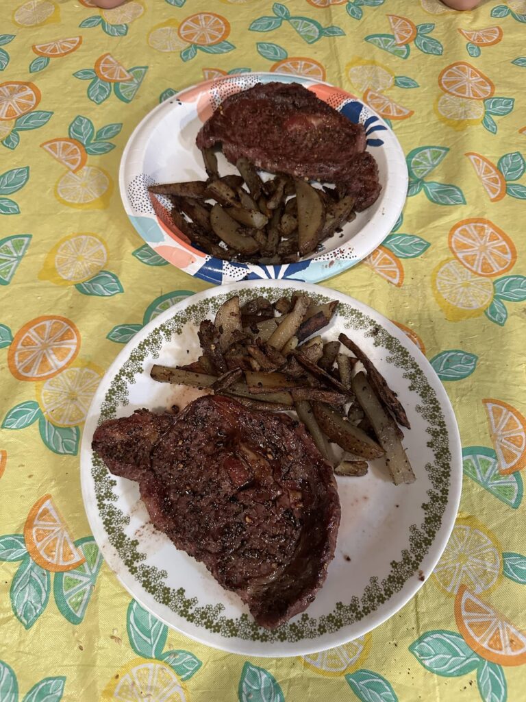 Camp steaks