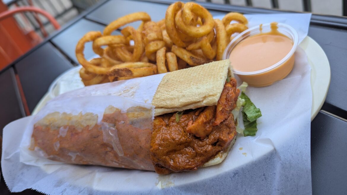 Chicken Tikka Cheesesteak from Gaia in Denver