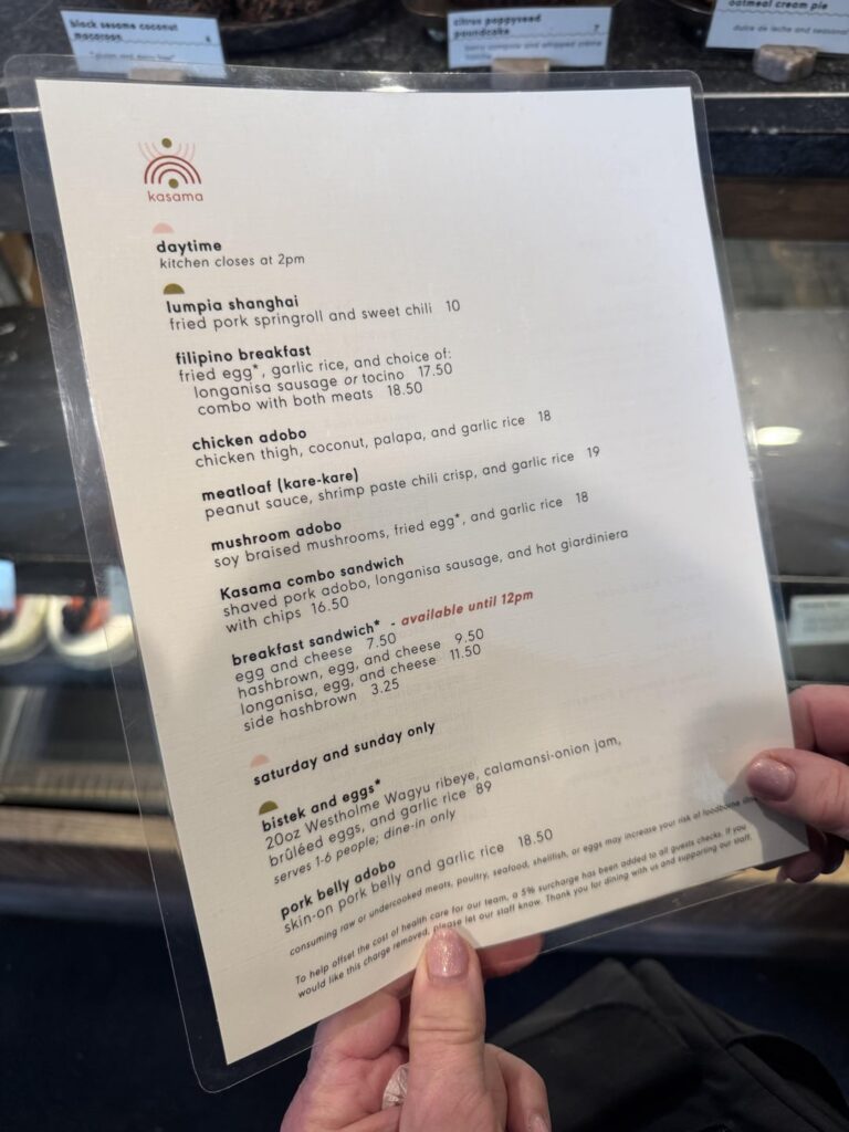 Kasama lunch entrance on Augusta