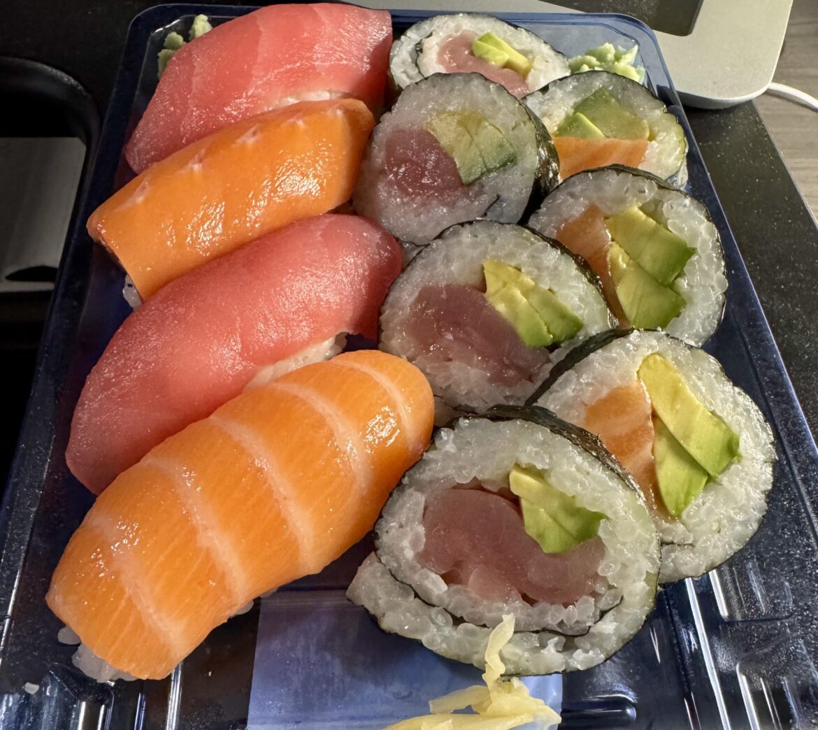 The Fresh Market has to have the best grocery store sushi in the US