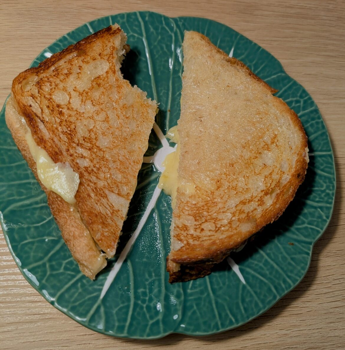 Bitey cheddar on sourdough, eaten in bed at midnight after a very long day